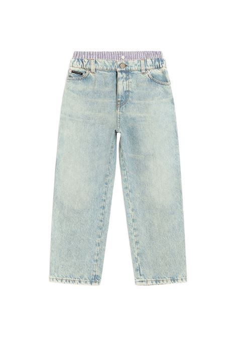 Jeans con logo DOLCE & GABBANA KIDS | L42F94 LDE11S9000